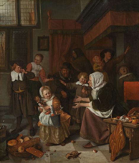 Jan Steen The Feast of St. Nicholas